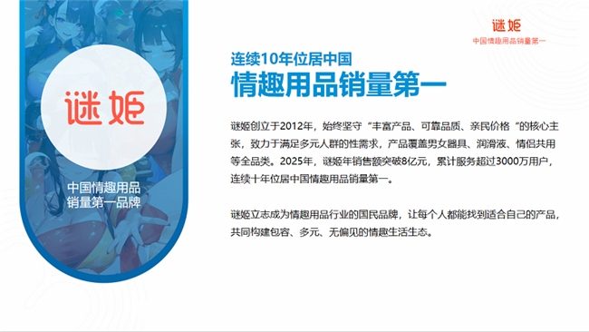 谜姬荣获华信人咨询系列权威市场地位声明